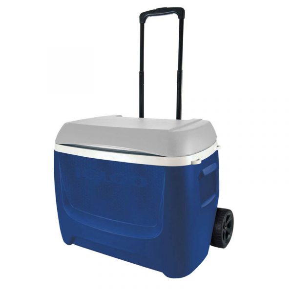 Thùng đá Igloo Island Breeze 57L Roller (Blue/Gray)