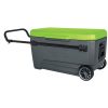 Thùng đựng đá Igloo Glide 104L, có bánh xe tay kéo ngang (Green/Gray)