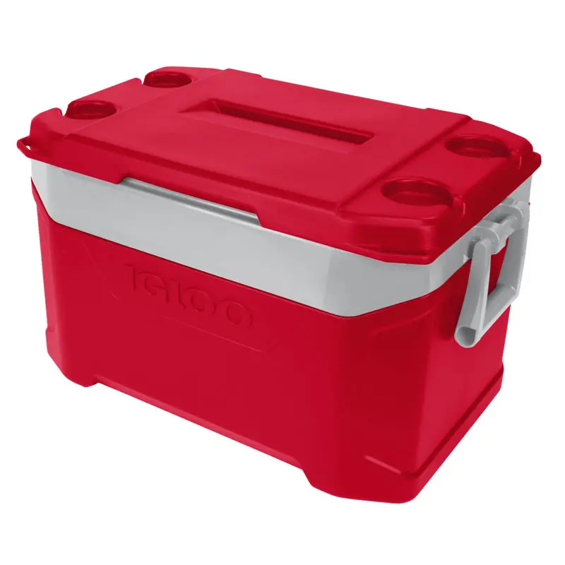 Thùng đá giữ lạnh Igloo Latitude 47L (Red/Gray)