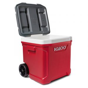 Thùng đựng đá Igloo Latitude 57L Roller - Indigo Red