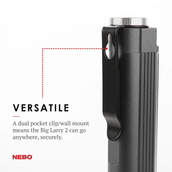 Đèn pin Nebo BIG Larry 2 500 Lumens - Clip