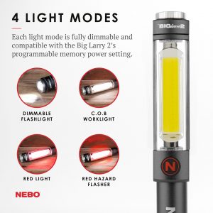 Đèn pin Nebo BIG Larry 2 500 Lumens - 4 Mode