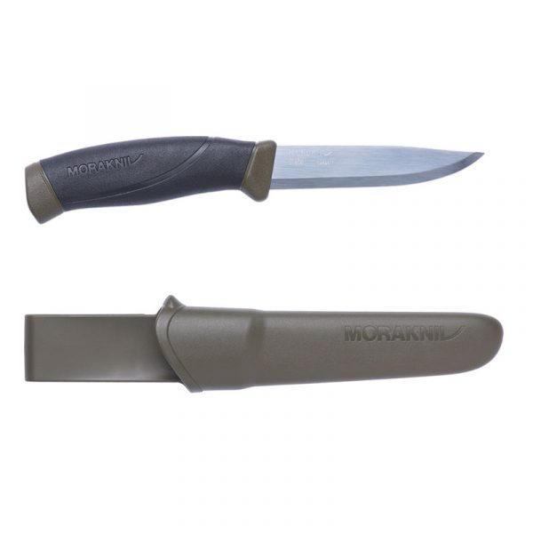 Dao Morakniv Companion Outdoor Stainless Steel - Military Green