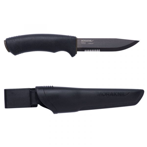 Dao Morakniv Bushcraft Black SRT Stainless Steel