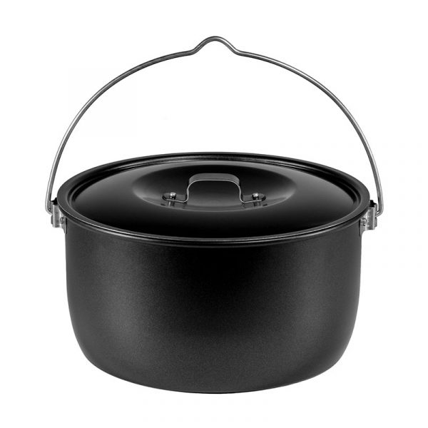 Nồi treo cắm trại Trangia Billy 4.5L Pot Nonstick - Black Lid