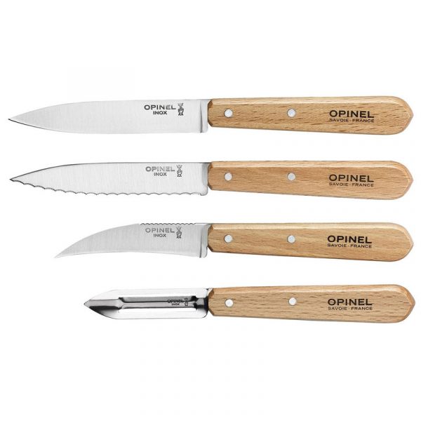 Bộ 4 dao gọt Opinel Essentials Small Kitchen Knife - Set