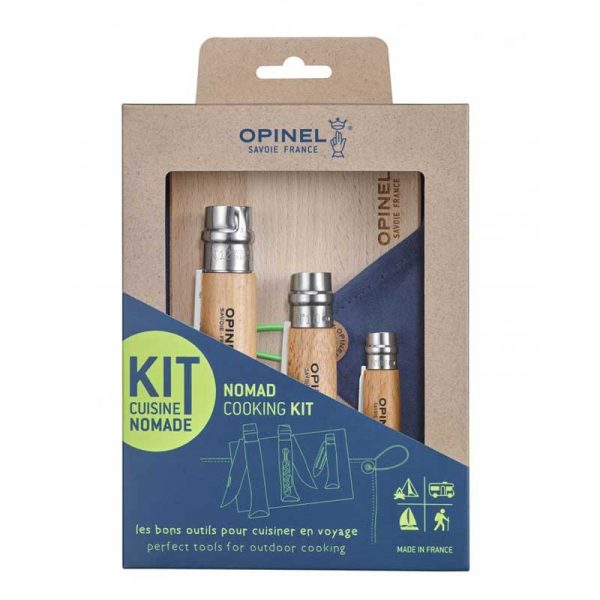 Bộ dao dã ngoại Opinel Nomad cooking kit - Box