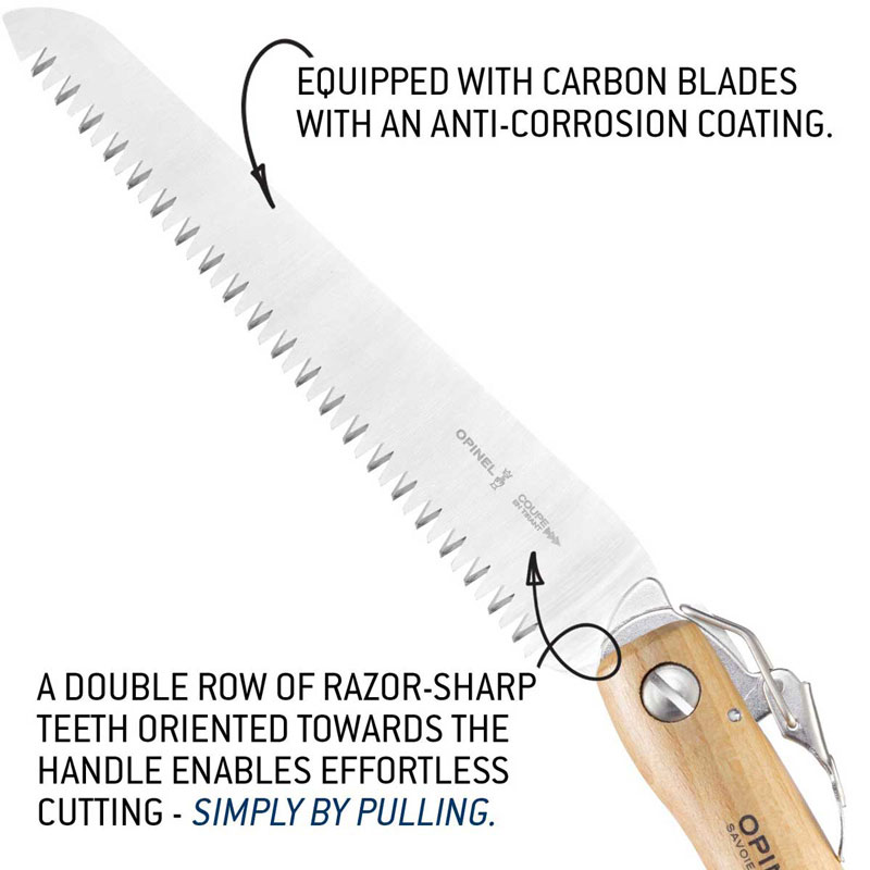 Cưa xếp Opinel No.18 Folding Saw - Carbon Steel