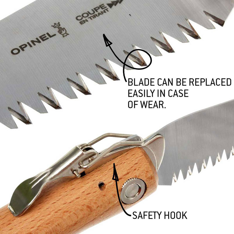 Cưa xếp Opinel No.18 Folding Saw - Safety hook
