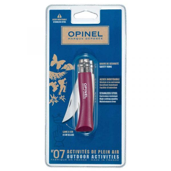 Dao xếp Opinel No.7 Colored Tradition Stainless Steel - Plum Pack