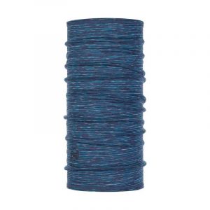 Khăn Buff Lightweight Merino Wool 3/4 - Blue Multi Stripes