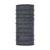 Khăn Buff Lightweight Merino Wool 3/4 - Stone Grey Multi Stripes