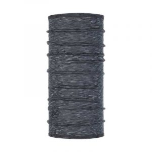 Khăn Buff Lightweight Merino Wool 3/4 - Stone Grey Multi Stripes