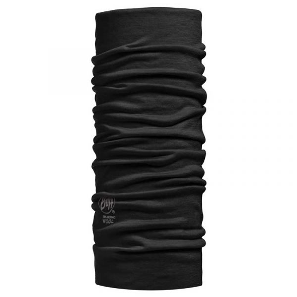 Khăn Buff Lightweight Merino Wool Neckwear - Solid Black