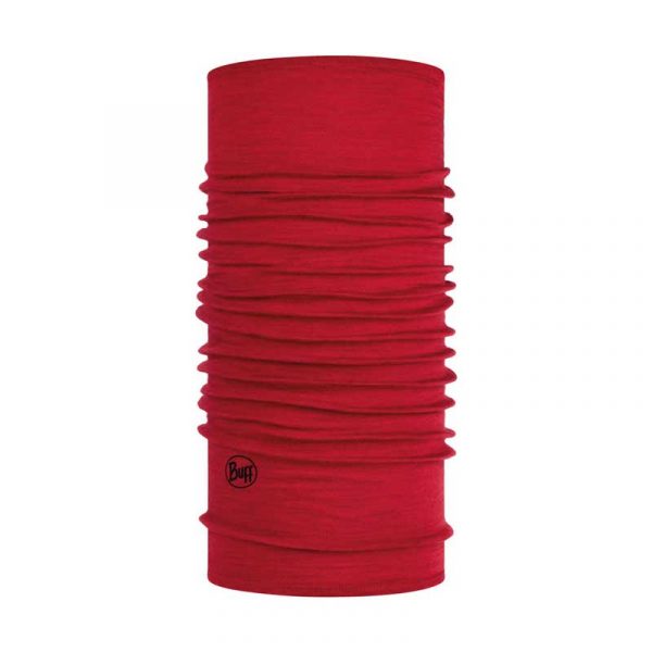 Khăn Buff Lightweight Merino Wool Neckwear - Solid Red