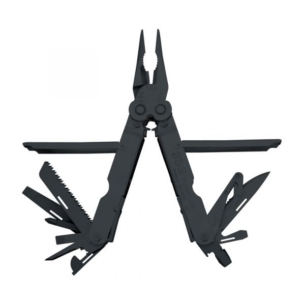 Kìm đa năng SOG PowerLock EOD V-Cutter (Black Oxide) Bao da