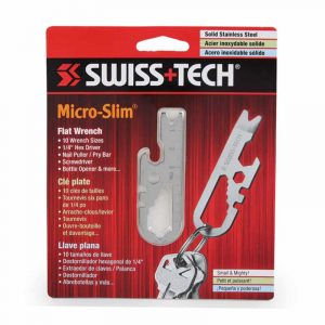 Móc khóa Cờ lê Swiss+Tech Micro-Slim Flat Wrench Pack