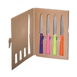 Set 4 dao ăn steak Opinel No.125 Bon Appetit Pop - Box open