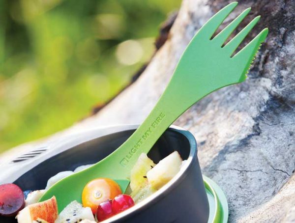 Muỗng nĩa dao Spork original 4-pack Light My Fire - Lifestyle