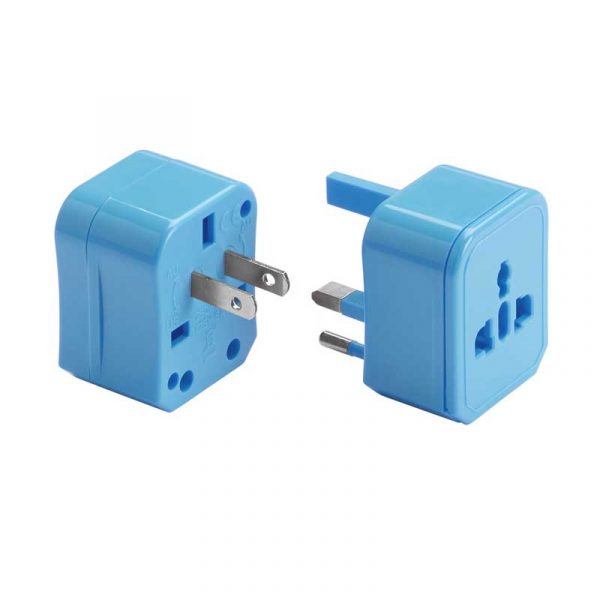 Bộ phích cắm du lịch Global Lewis N Clark Adapter Plug Set With USB Charger - EK135BLU