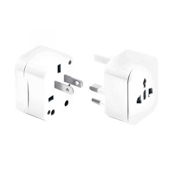 Bộ phích cắm du lịch Global Lewis N Clark Adapter Plug Set With USB Charger - EK135WHT