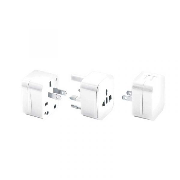 Bộ phích cắm du lịch Global Lewis N Clark Adapter Plug Set With USB Charger - EK135WHT