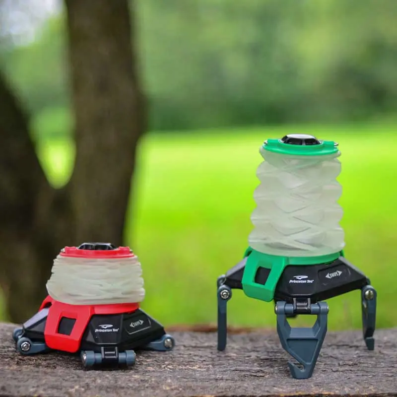 Đèn lồng Princeton Tec Helix Backcountry Lantern - Black/Red - Thu gọn và mở hết lồng cầu