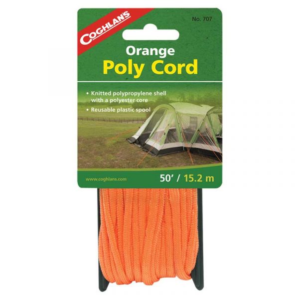 Dây dù Coghlans Poly Cord 6mm - Orange