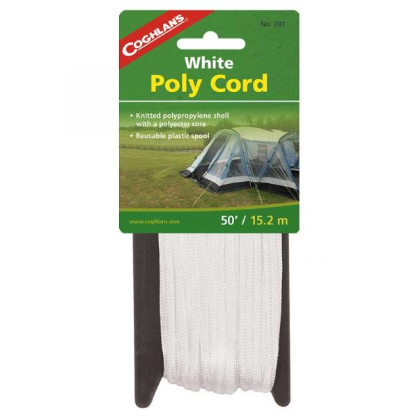 Dây dù Coghlans Poly Cord 6mm - White