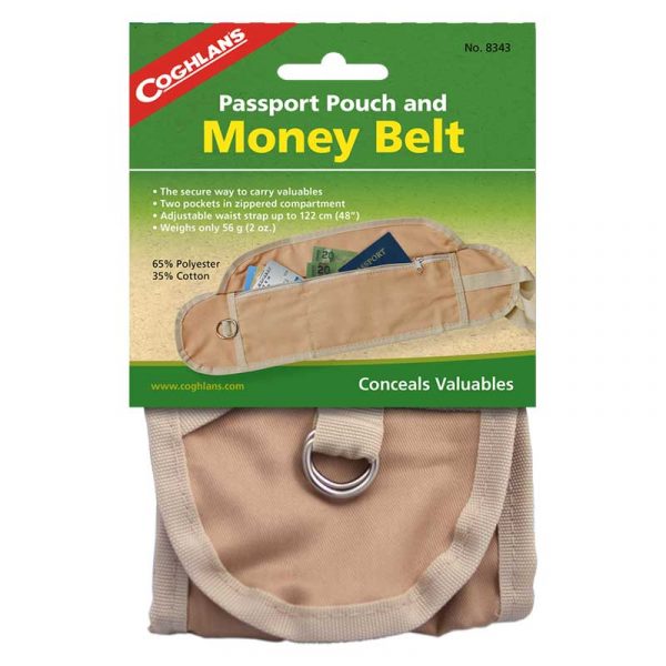 Túi bụng đựng tiền Coghlans Money Belt and Passport Pouch