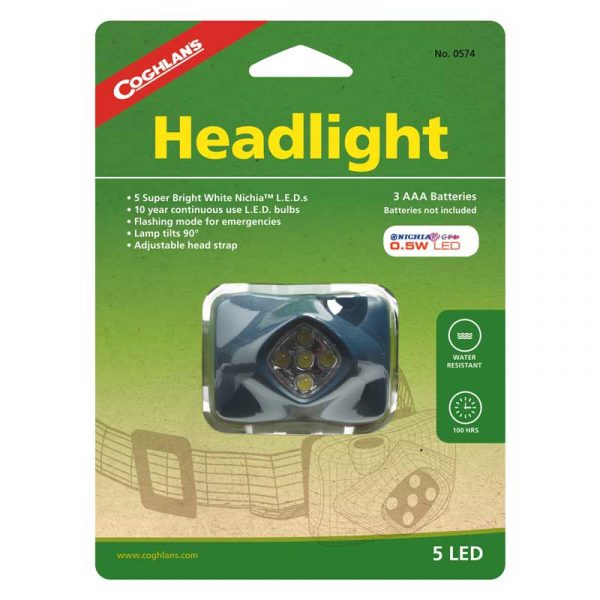 Đèn đội đầu Coghlans 5 LED Headlight