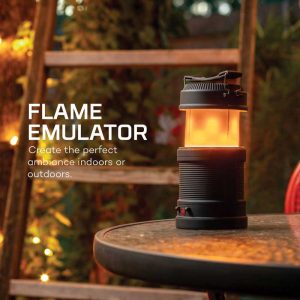 Đèn lồng xách tay Nebo Big Poppy 300 Lumens - Flame Emulator