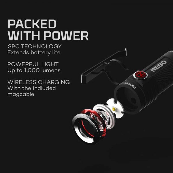 Đèn pin bỏ túi Nebo Torchy 1000 Lumens - View Explore