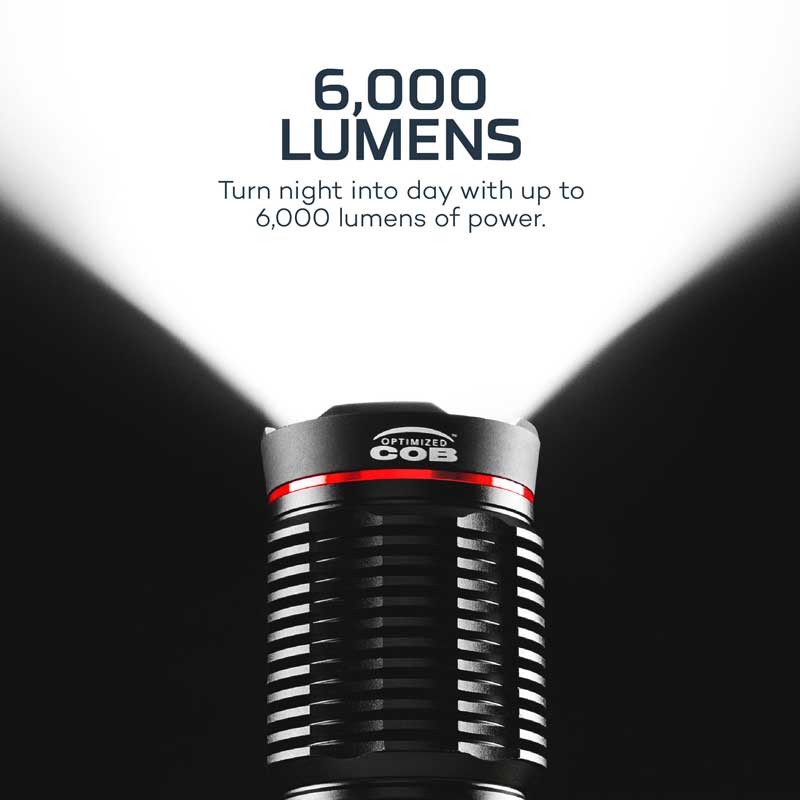 Đèn pin sạc Nebo Redline 6K Lumens - 6000 lumens