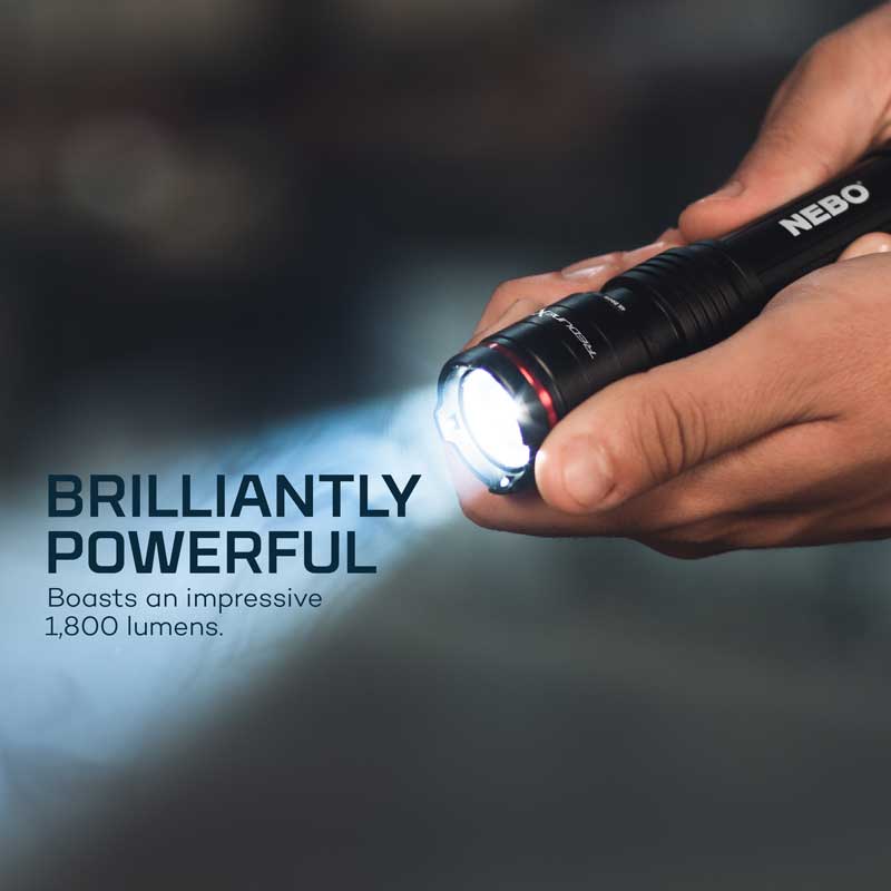 Đèn pin sạc Nebo Redline X 1800 Lumens - Power