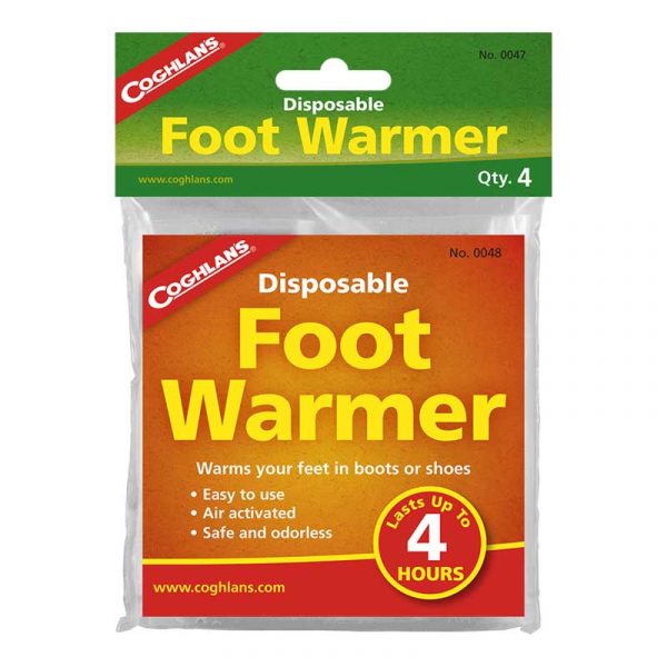 Miếng làm ấm Chân Coghlans Disposable Foot Warmers Pack 4 miếng