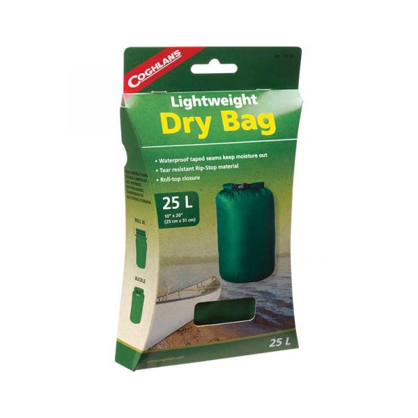Túi khô Coghlans Lightweight Dry Bag 25L - Green