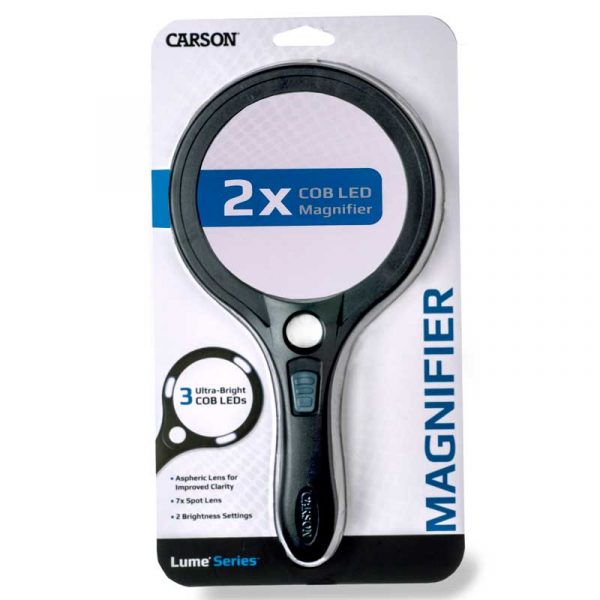 Kính lúp Carson Lumé Series 2x/7x Magnifier - Pack