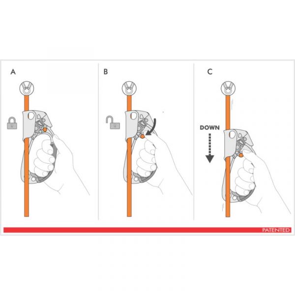 Sử dung khóa tay leo Climbing Technology QUICK’UP PLUS