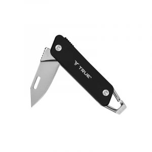 Dao móc khóa True Utility Modern Keychain Knife - Black/Silver