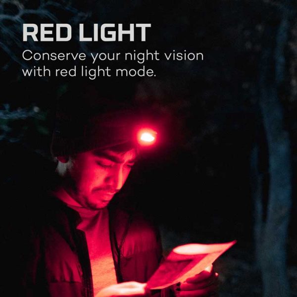 Đèn đội đầu Nebo Einstein 500 Lumens Headlamp - Red Light