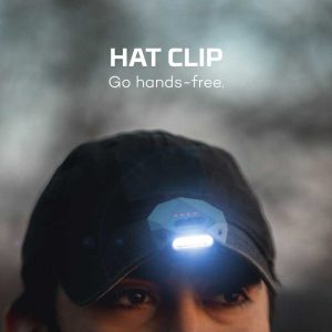 Đèn đội đầu Nebo Einstein Cap Rechargeable 50 Lumens Headlamp - Hat clip