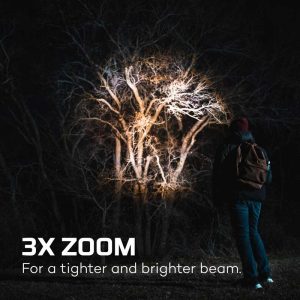 Đèn pin Nebo Newton 1000 Lumens AA Flashlights Zoom