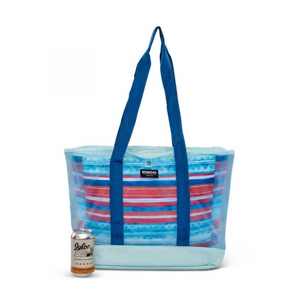 Túi giữ lạnh Igloo Dual Compartment Tote - Stripes