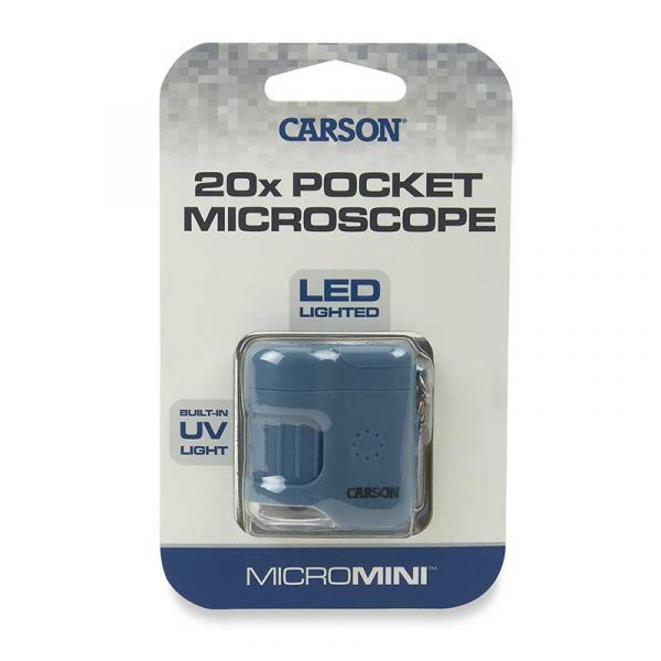 Kính hiển vi bỏ túi Carson MicroMini 20x LED UV - MM-280B