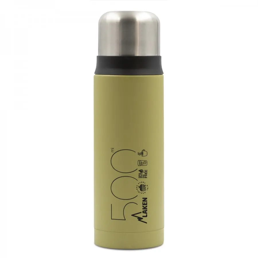 Bình giữ nhiệt Laken Liquids Flask Cap-Mug 0.5L - Khaki
